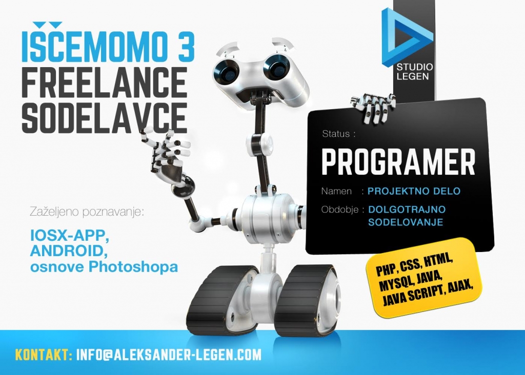 grafično oblikovanje oglasa za spleno stran in oglaševanje