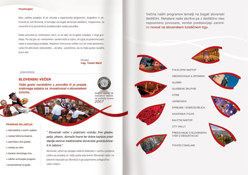 grafično oblikovanje zloženke Židana Marela